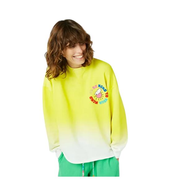 MIRA MIKATI Embroidered "Be Kind to Your Mind" Sweatshirt S - Picture 2 of 12
